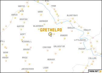 map of Grethel PO