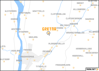 map of Gretna