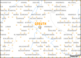 map of Greuth