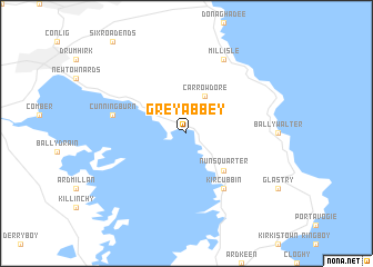 map of Greyabbey