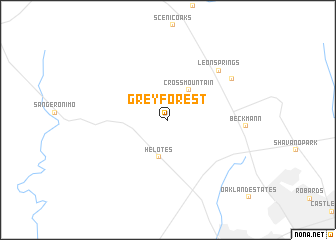 map of Grey Forest