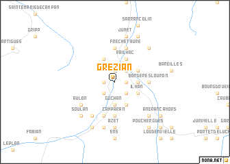 map of Grézian