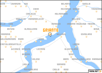 map of Griante