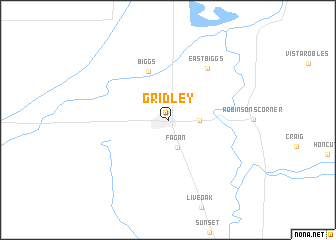 map of Gridley