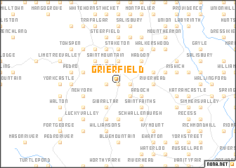 map of Grierfield