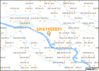map of Grietherort