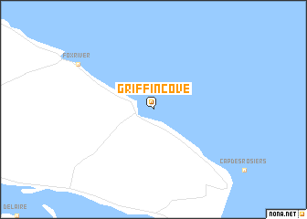 map of Griffin Cove