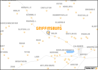map of Griffinsburg