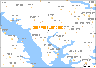 map of Griffins Landing