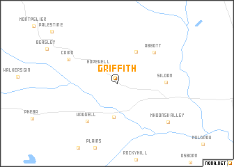 map of Griffith