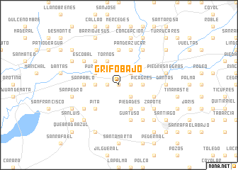 map of Grifo Bajo