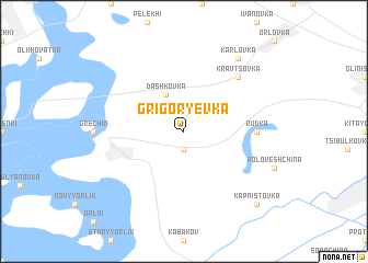 map of Grigorʼyevka