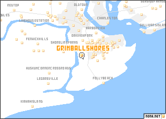 map of Grimball Shores