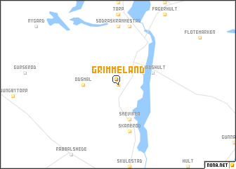 map of Grimmeland