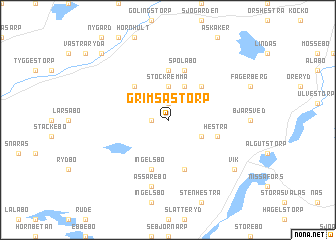 map of Grimsåstorp