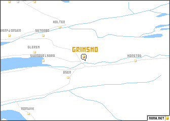 map of Grimsmo