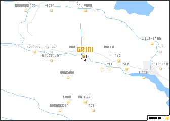 map of Grini