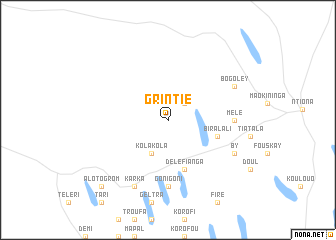 map of Grintié