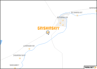 map of Grishinskiy