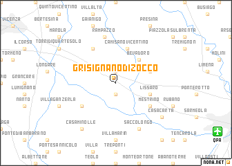 map of Grisignano di Zocco