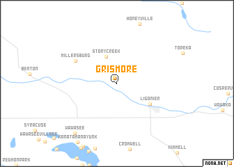 map of Grismore