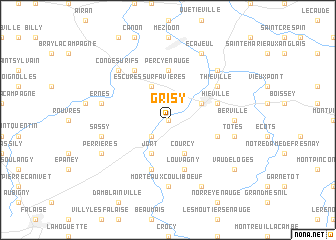 map of Grisy