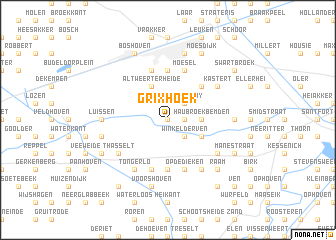 map of Grixhoek