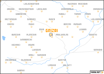 map of Grizāi