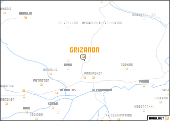 map of Grízanon