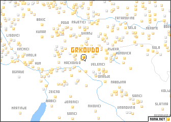 map of (( Grkov Do ))