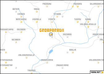 map of Groapa Radii