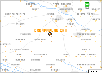 map of Groapa Vlădichii