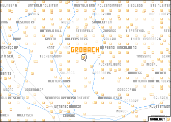 map of Gröbach