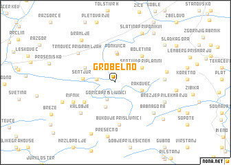 map of Grobelno