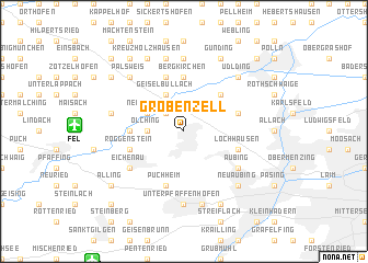 map of Gröbenzell