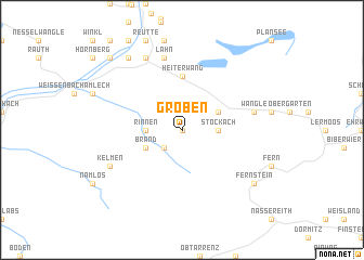 map of Gröben