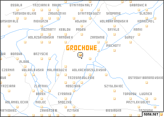 map of Grochowe