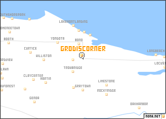 map of Grodis Corner