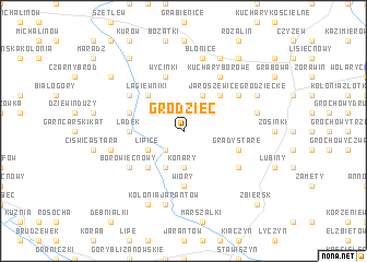 map of Grodziec