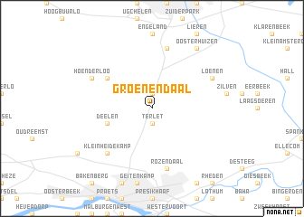 map of Groenendaal