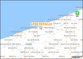 map of Groenendijk