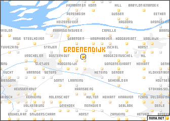 map of Groenendijk