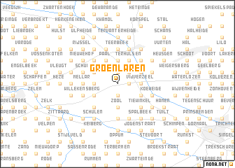 map of Groenlaren