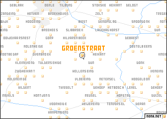 map of Groenstraat