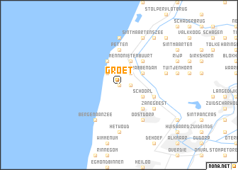 map of Groet