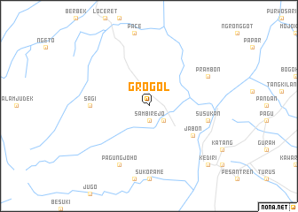 map of Grogol