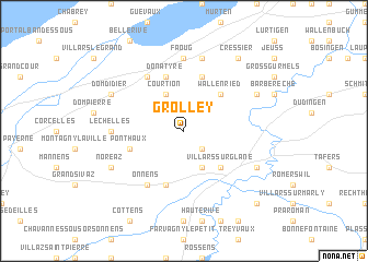 map of Grolley