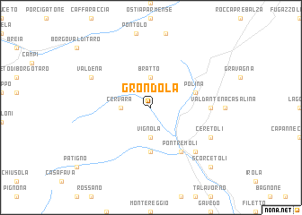 map of Grondola