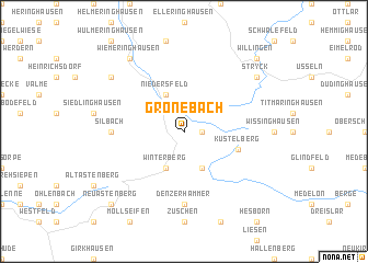 map of Grönebach