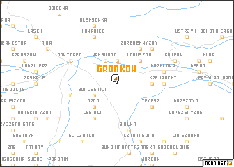 map of Gronków